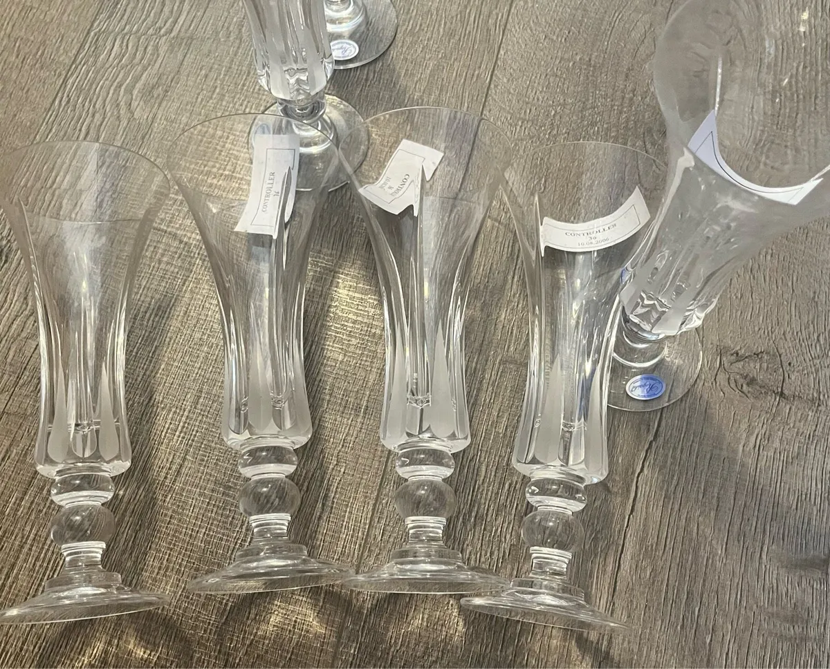 For sale bundle of a new crystal glasses - Image 1