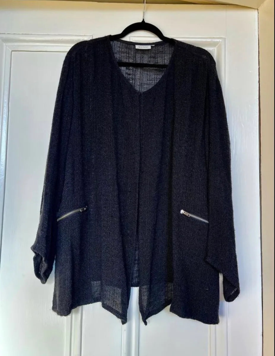 MASAI Black Lightweight Mesh Zips Jacket - Image 1