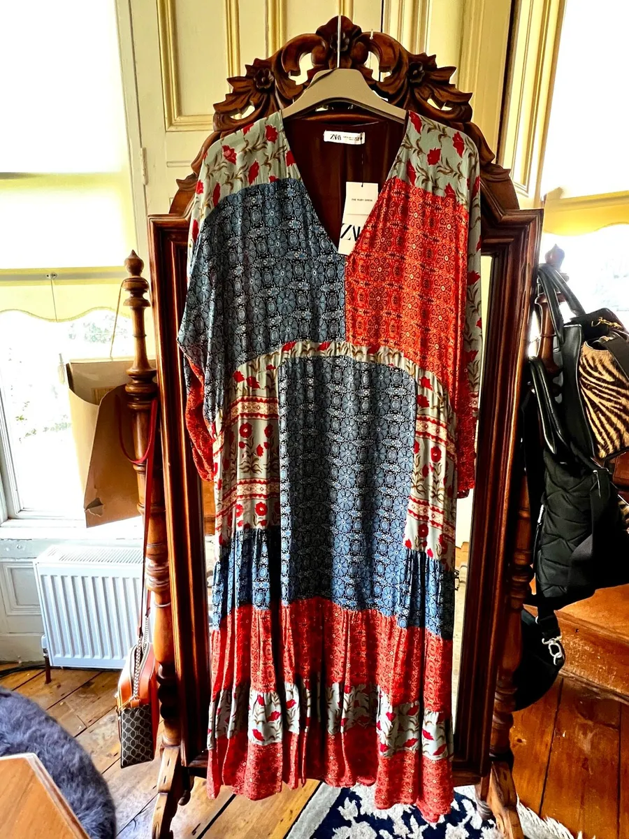 NEW ZARA Boho Dress Size XL - Image 1