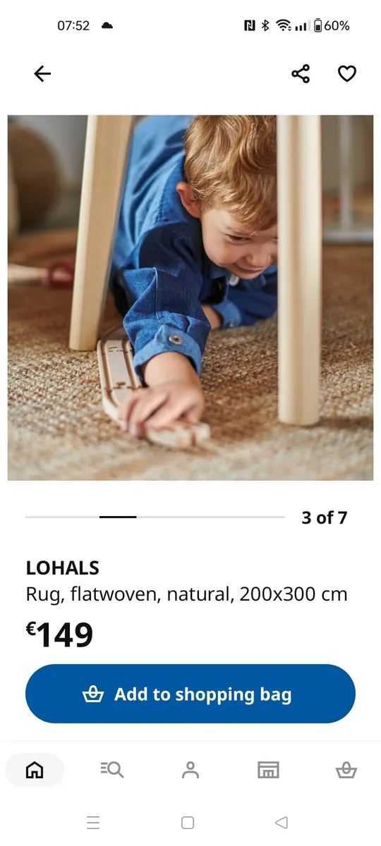 IKEA Lohals Rug 2m x 3 - Image 3