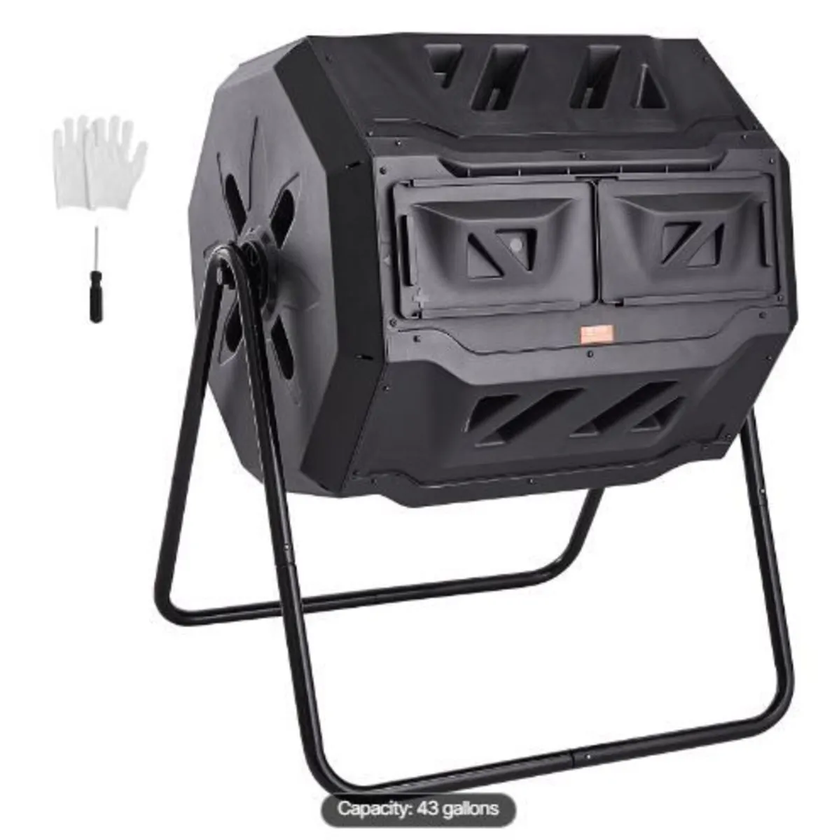 Compost Bin, 162.8 L Dual Chamber - Image 1