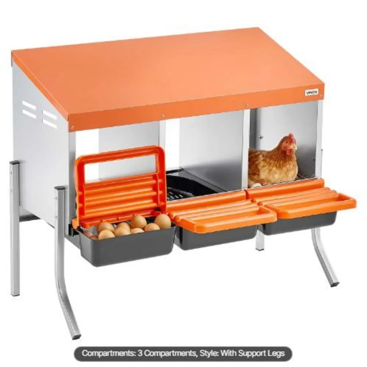 Chicken Nesting Boxes, 3 Compartments - Image 1