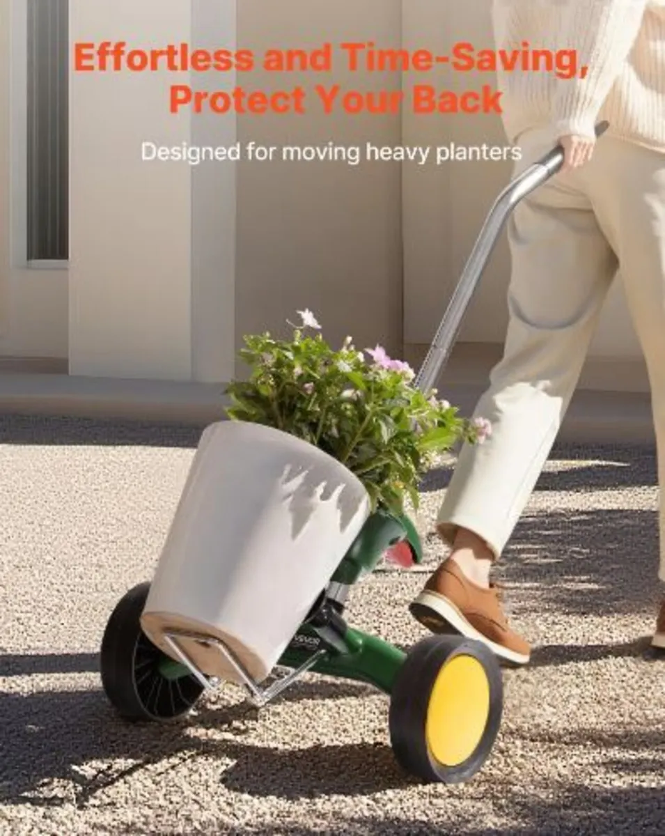 Garden Pot Mover, Heavy Duty Plant Dolly - Image 2