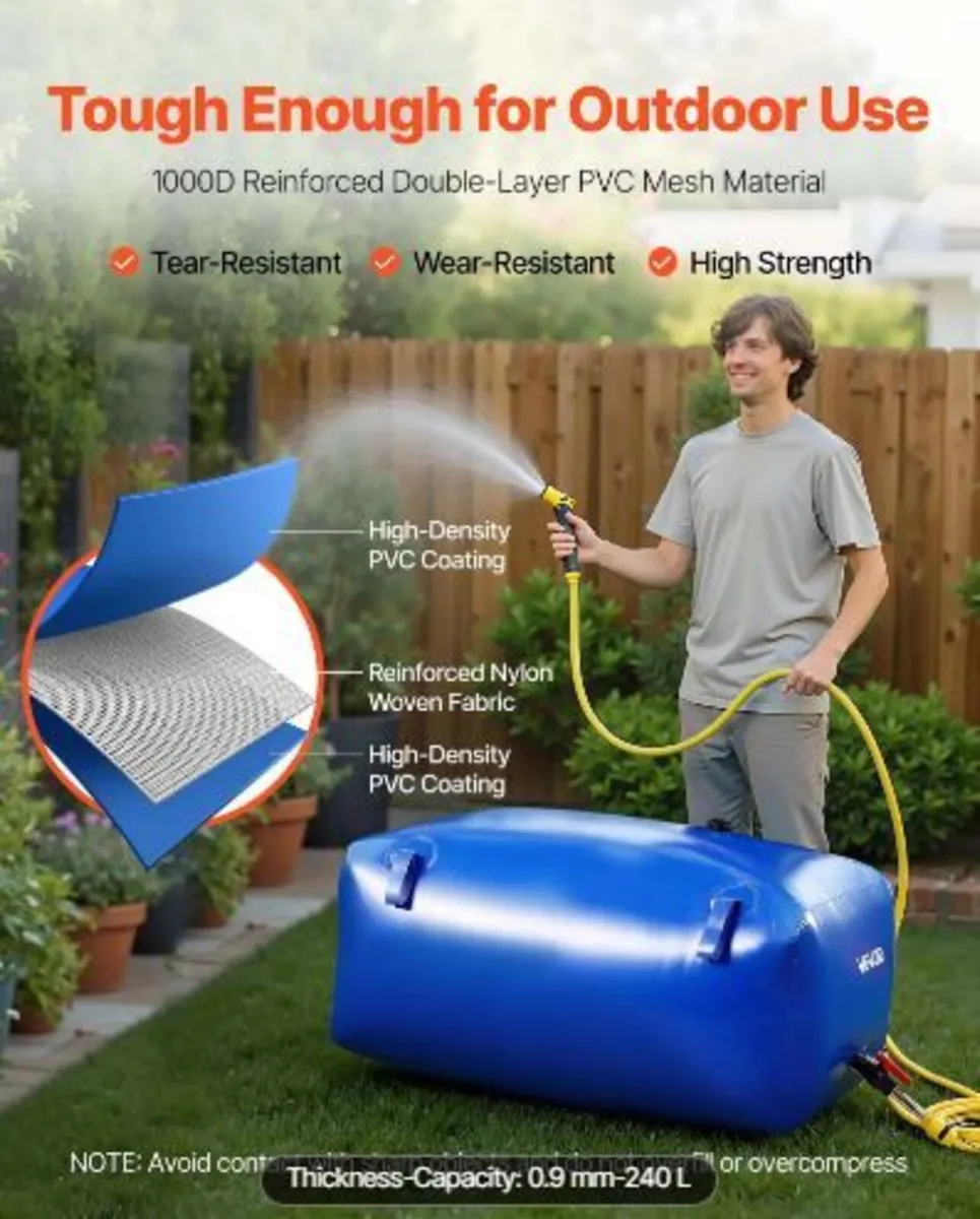 Water Storage Bladder 240L Large Capacity - Image 4