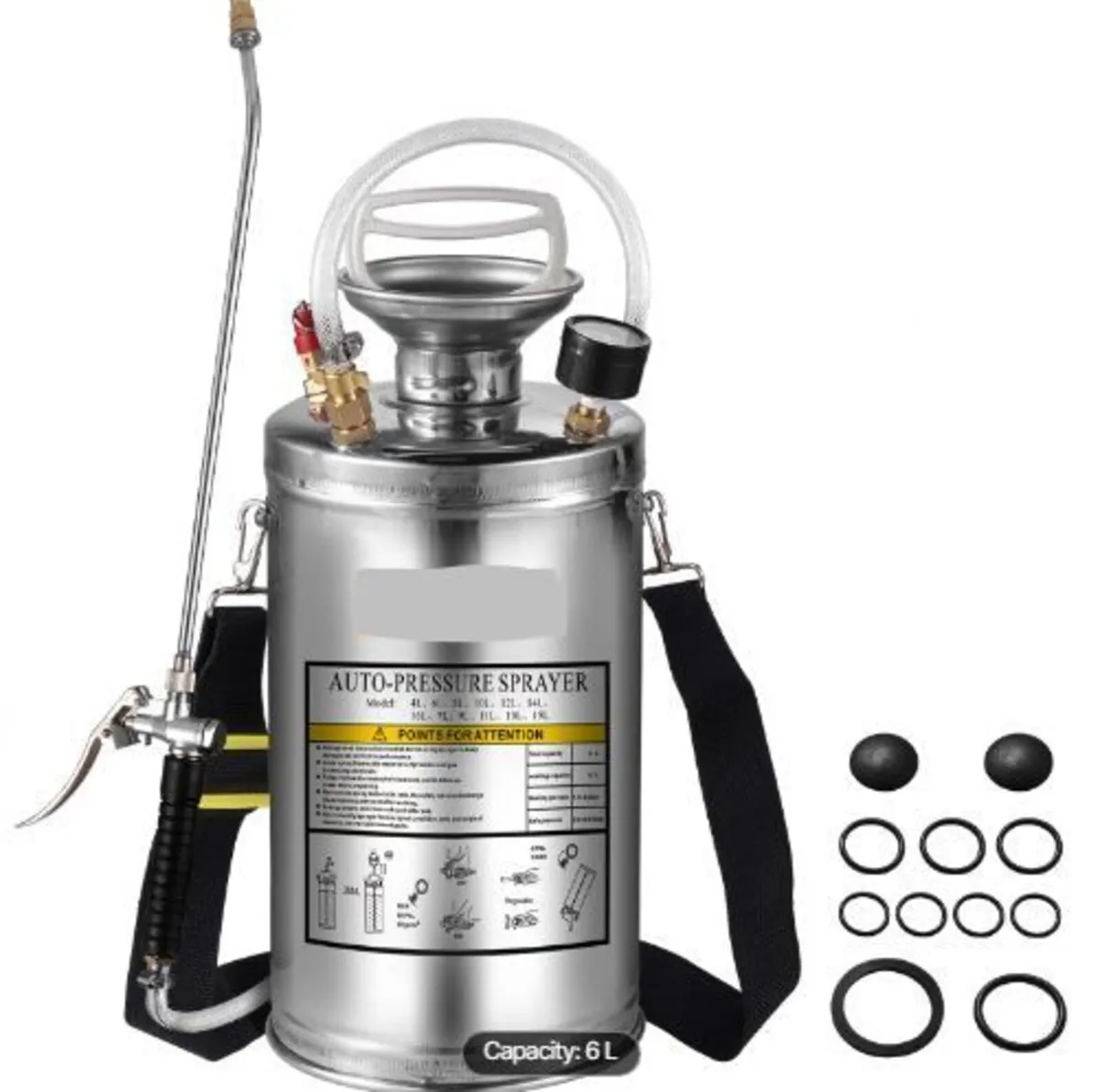 Stainless Steel Sprayer 6L Household - Image 4