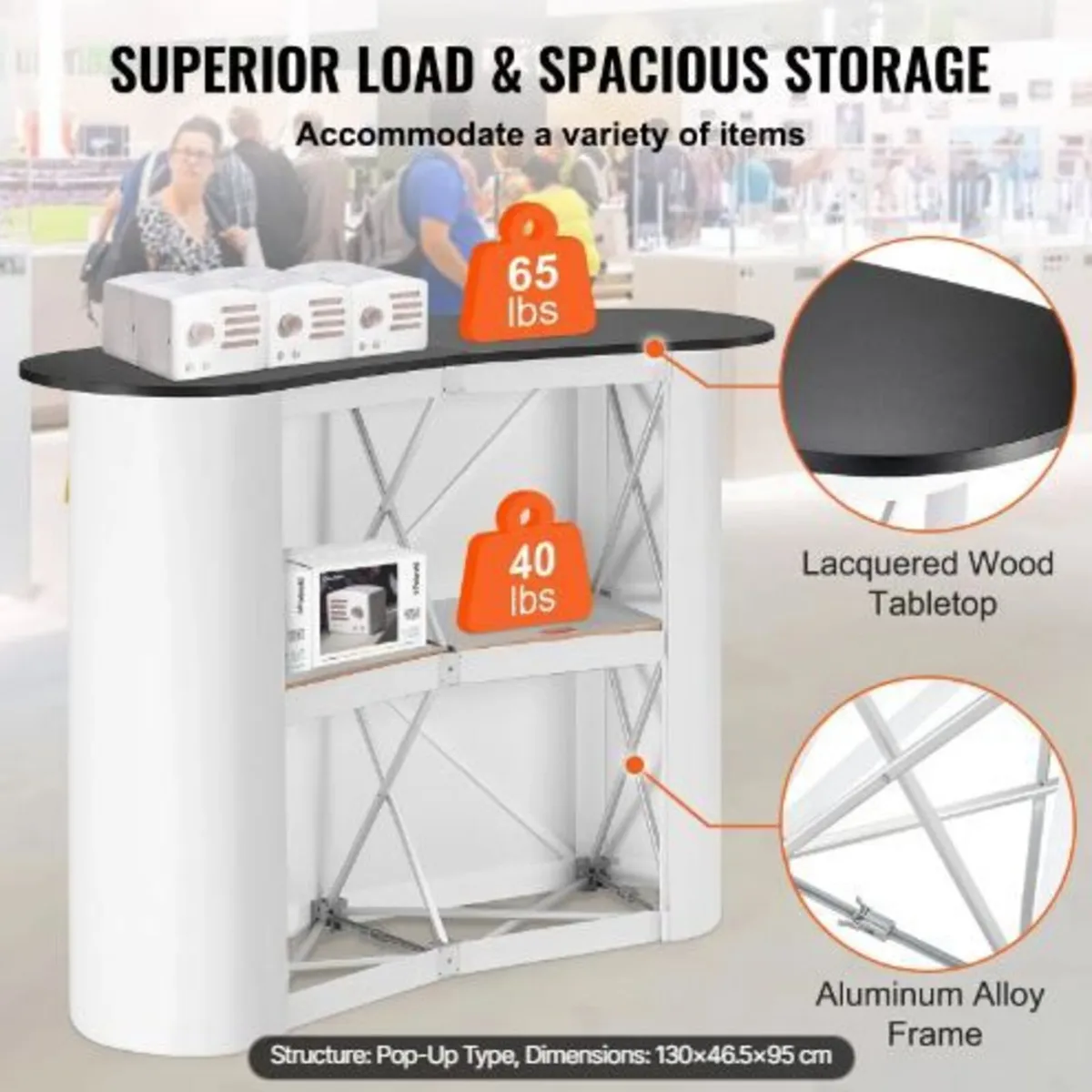 Portable Tradeshow Podium Table - Image 4