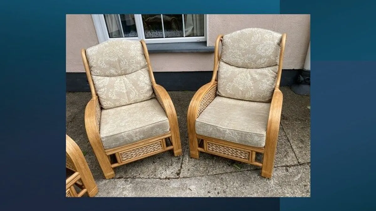 4 Piece Rattan Furniture Set - Image 2