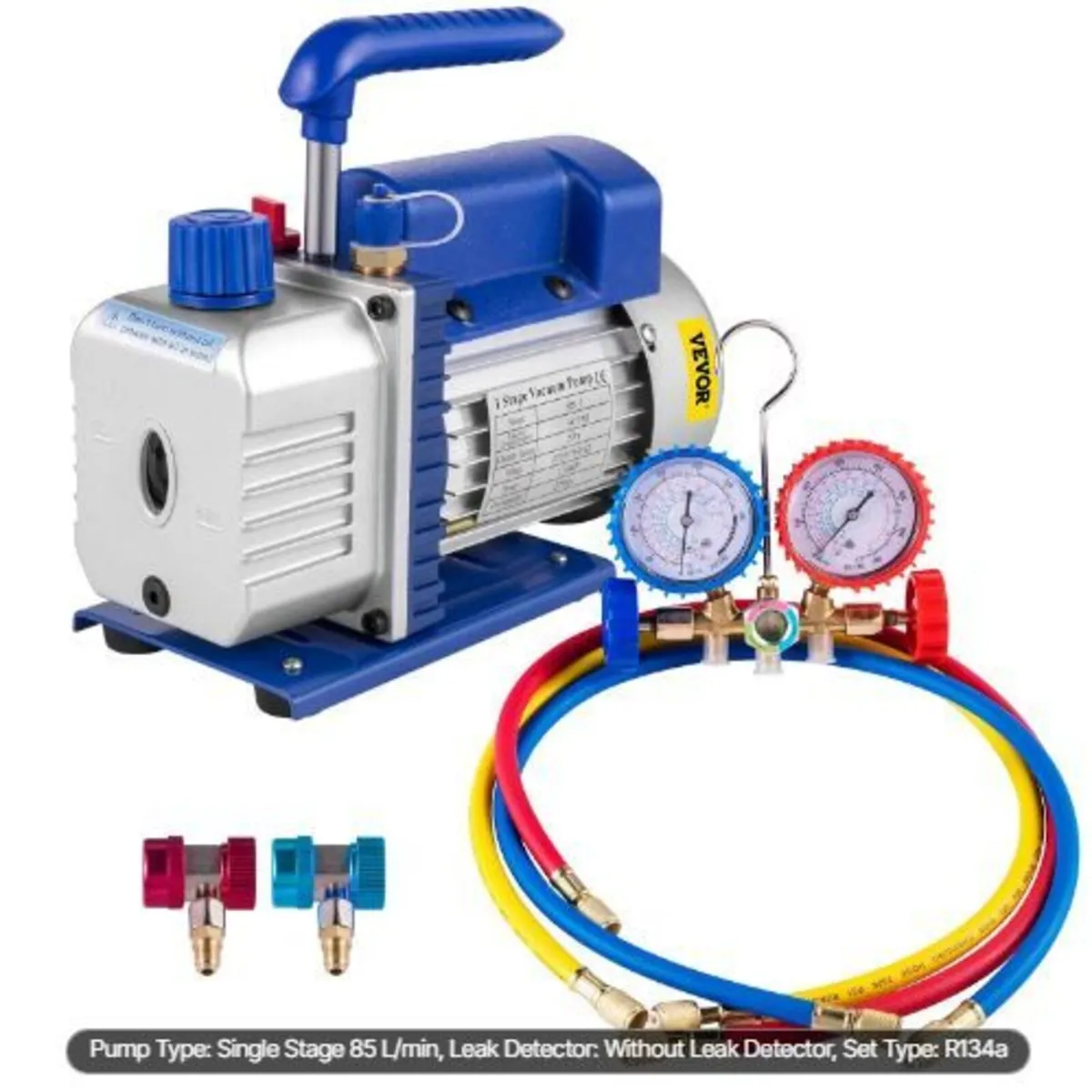 3CFM 1/4HP Refrigerant Vacuum Pump Kit - Image 1