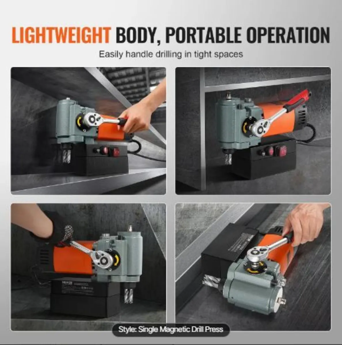 Magnetic Drill Press, 1300W Low - Image 4