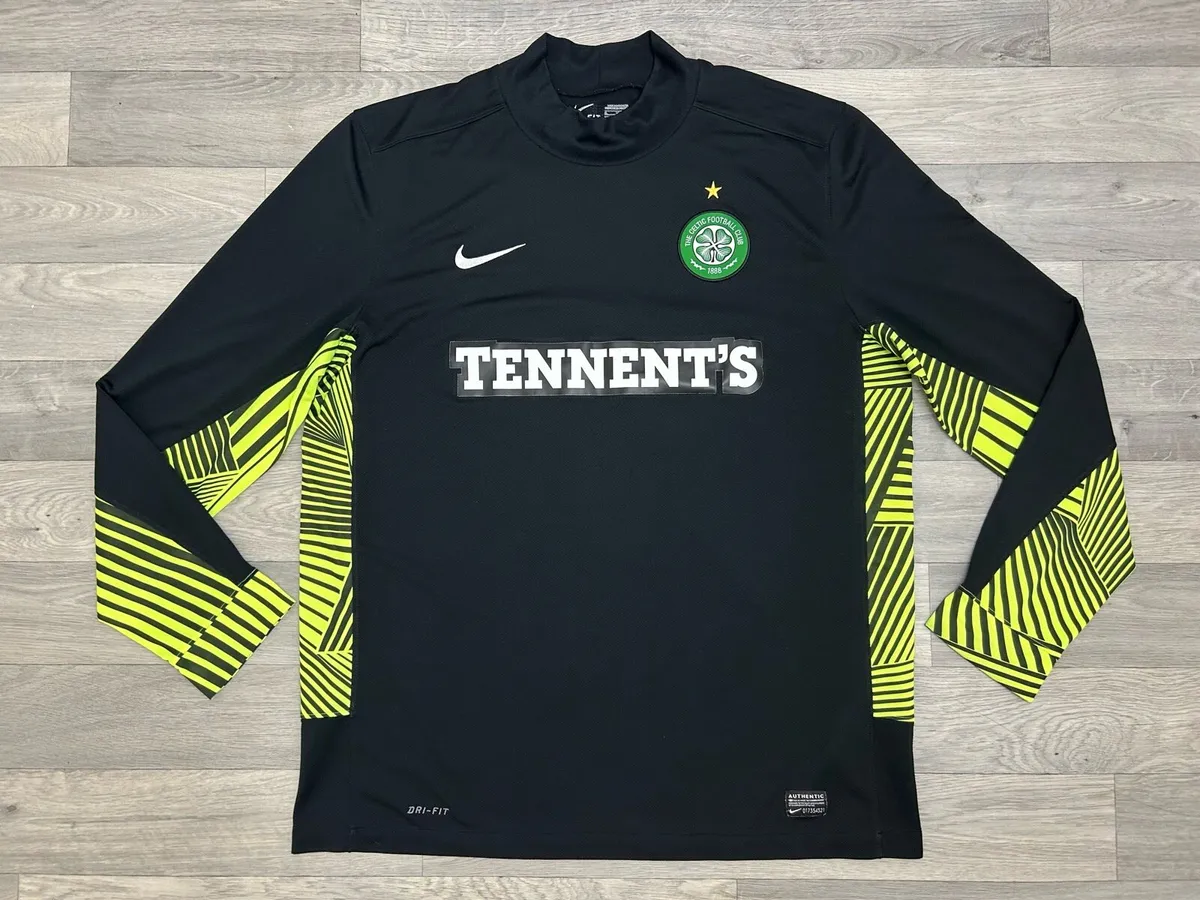 Vintage 2011 Nike Celtic Glasgow Goalkeeper Jersey - Image 1