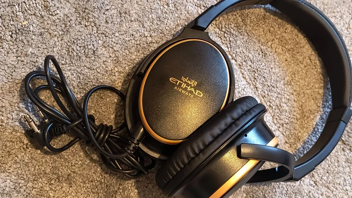Flight Airplane Headphones Noise Cancelling - Image 3