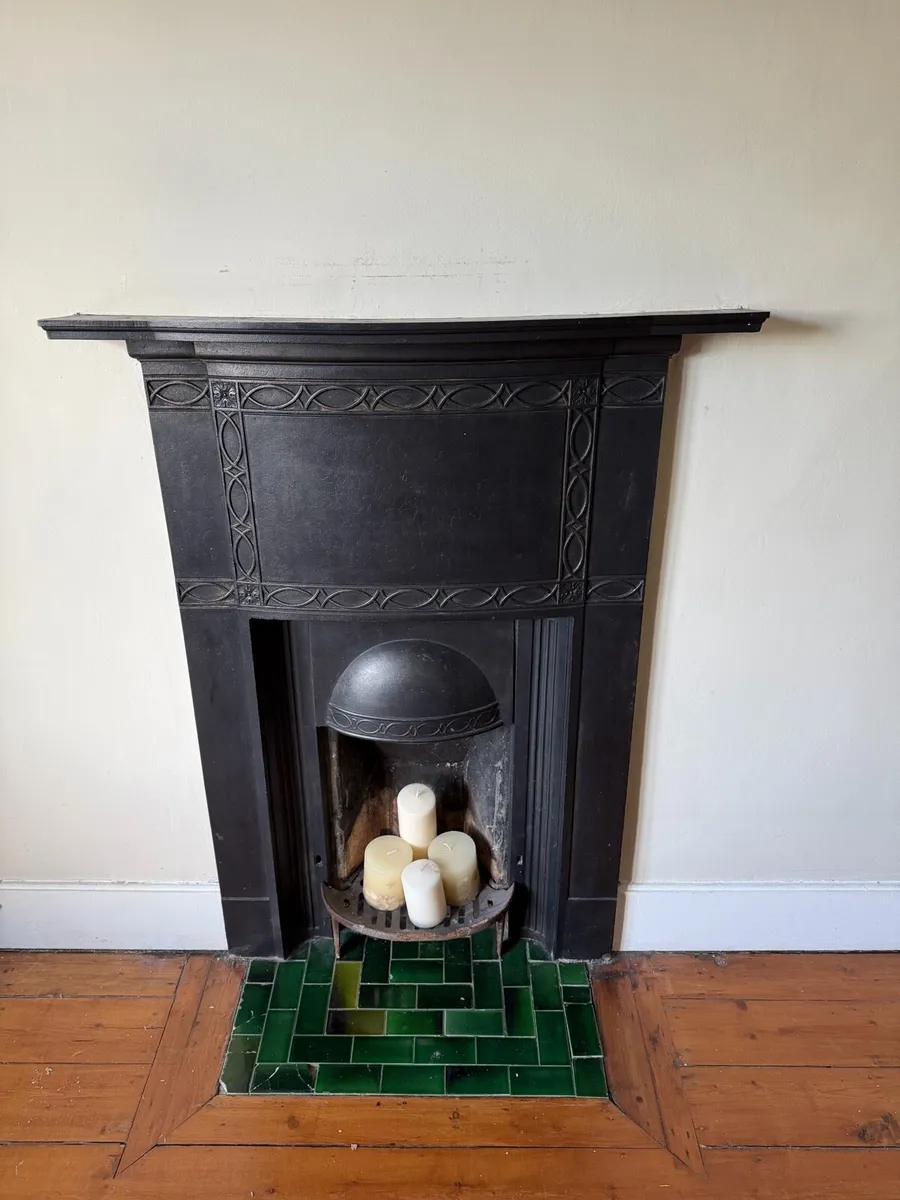 Cast iron fireplace