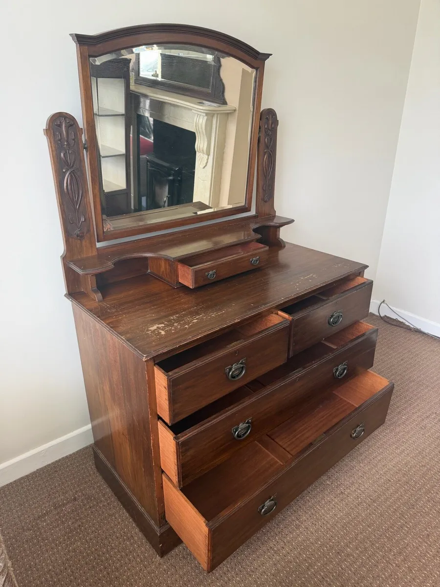 Dressing Table & Mirror - Image 2