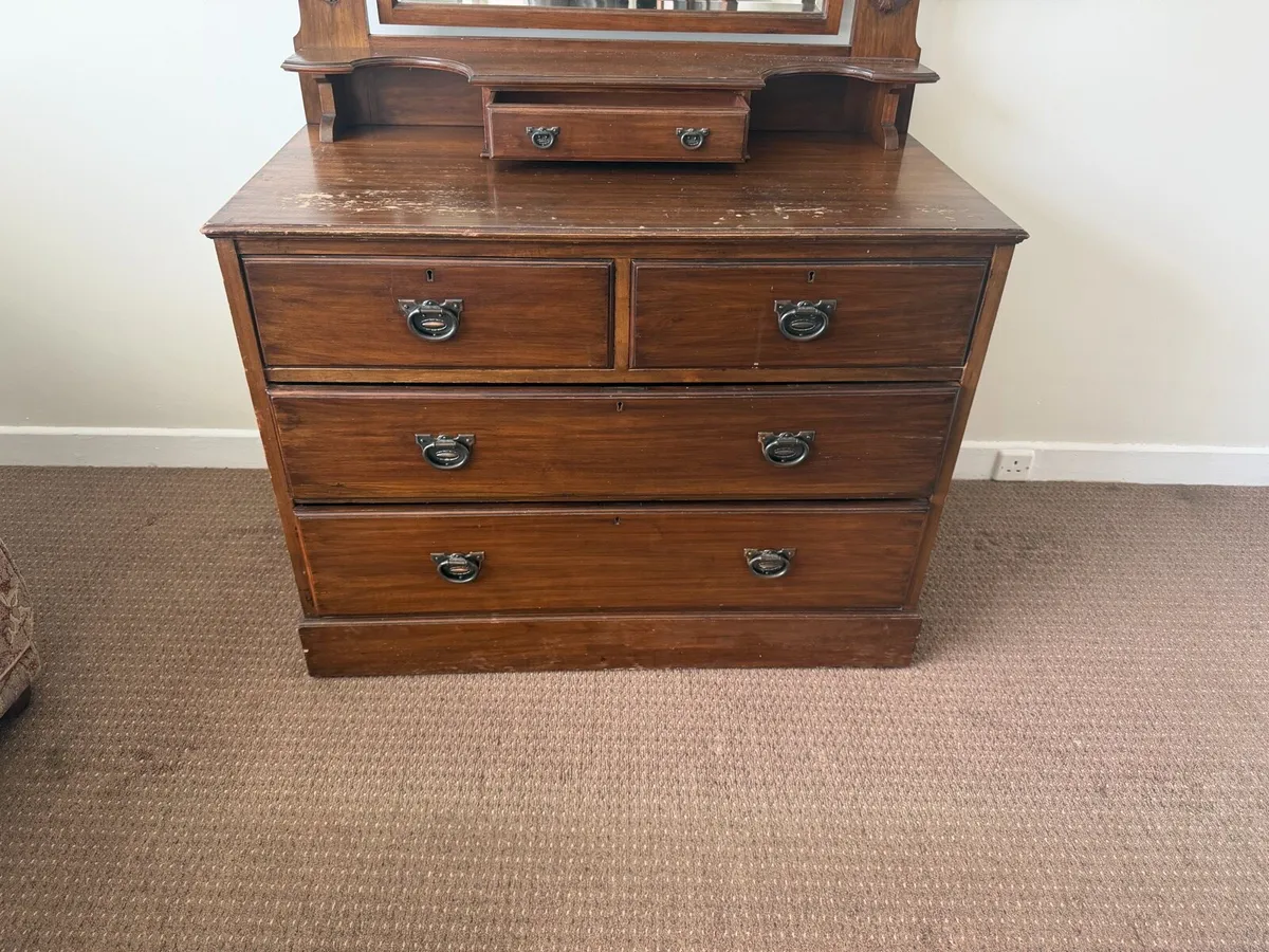 Dressing Table & Mirror - Image 3