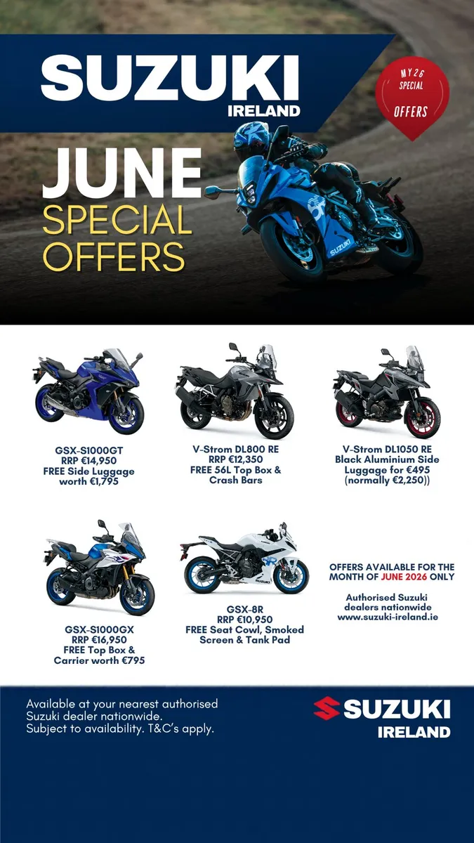 🤩NEW Suzuki GSX-S1000GT FREE SIDE LUGGAGE!!!!! - Image 1