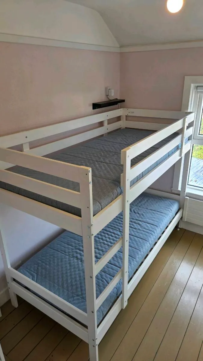 IKEA MYDAL Bunk Beds with 2 Mattresses - Image 1