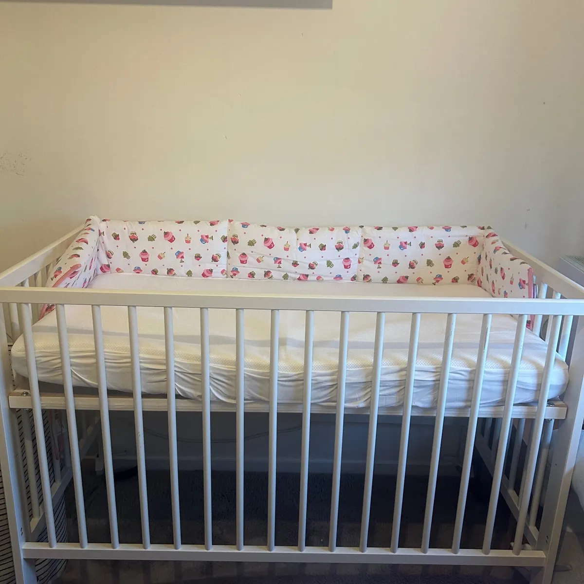 Baby Cot with mattress 120cm x60cm - Image 1