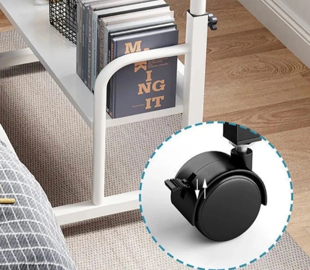 NEW Adjustable Laptop Study Desk Over Bed Table - Image 4