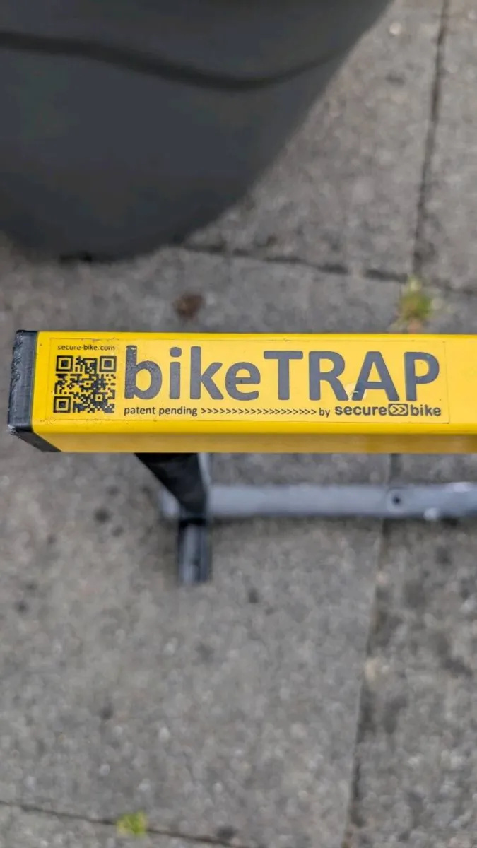 Secure-Bike BikeTRAP Lockable Bike Storage Ra - Image 1