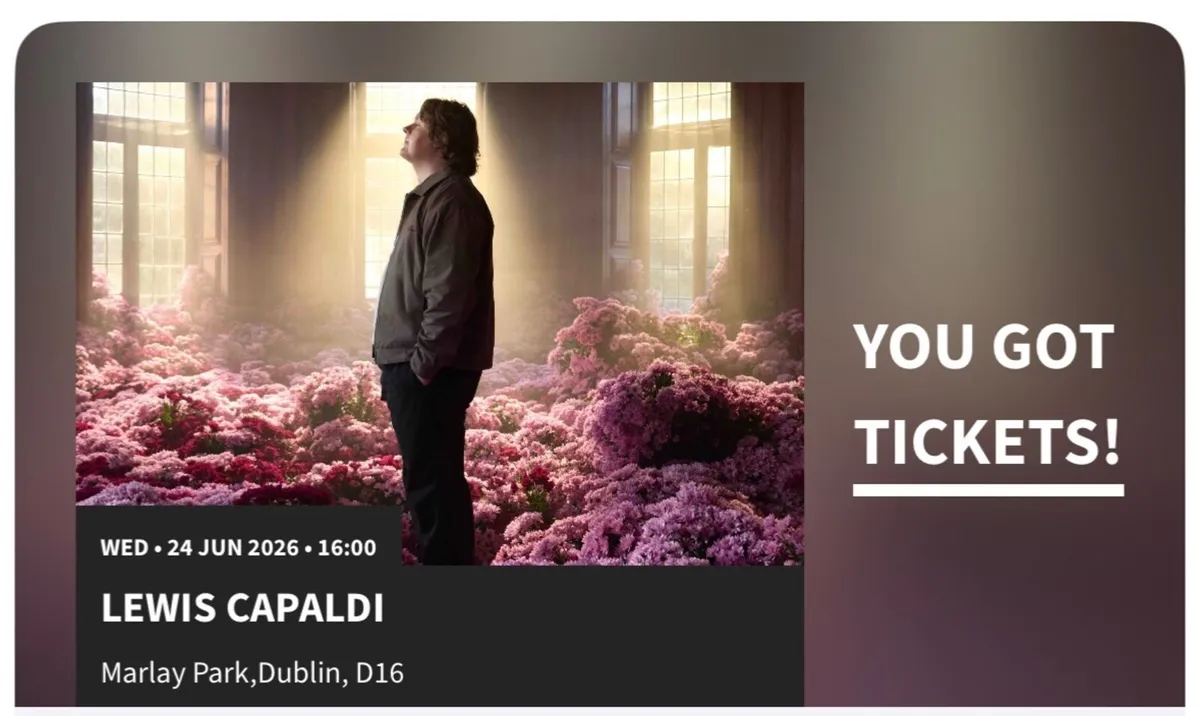 Lewis Capaldi Tickets Marlay Park - Image 2