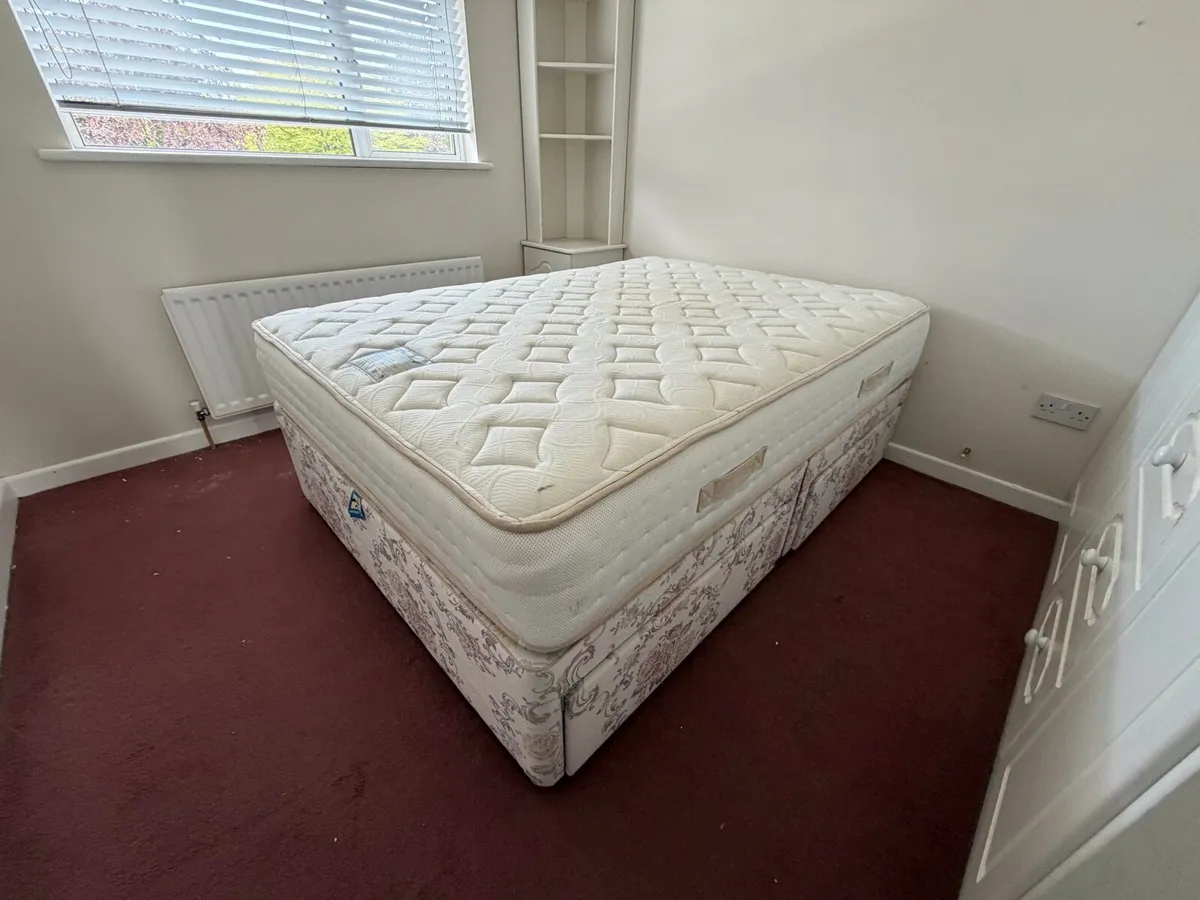 Divan Double Bed Base & Mattress - Image 2