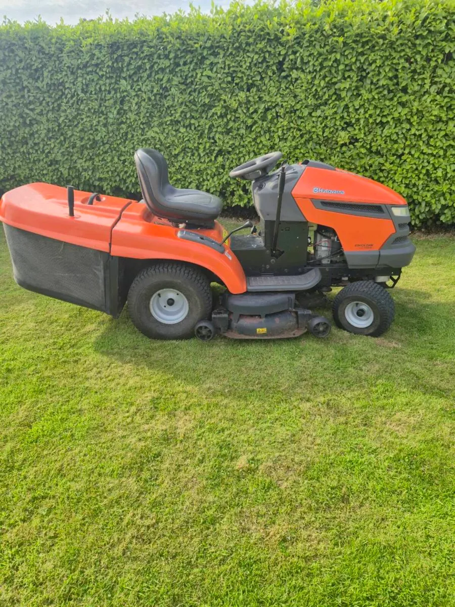 Husqvarna CTH150 Twin ride-on mower.
15hp Kawasaki - Image 1
