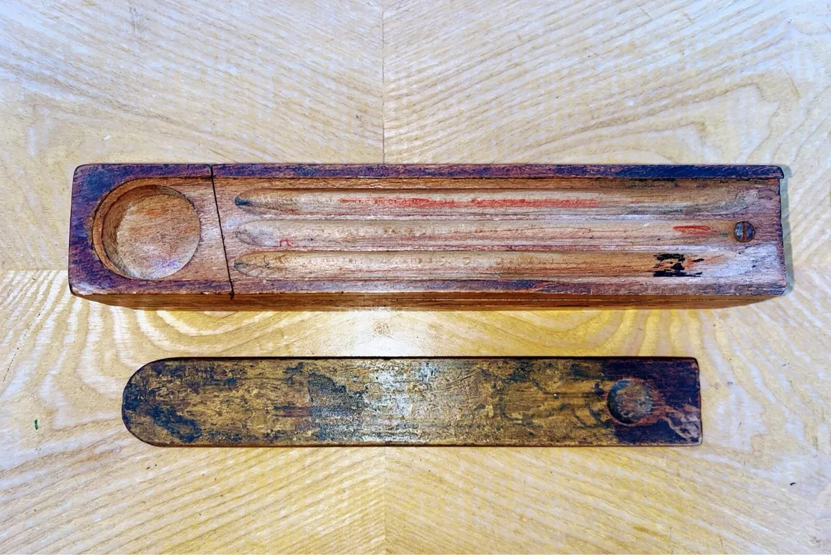 Victorian period pencil case - Image 1