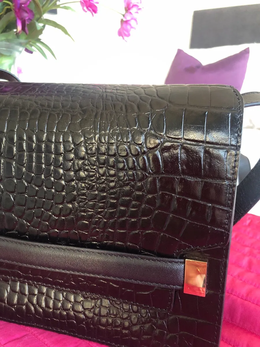 Handbag in black leather (M&S) Brand New! - Image 1