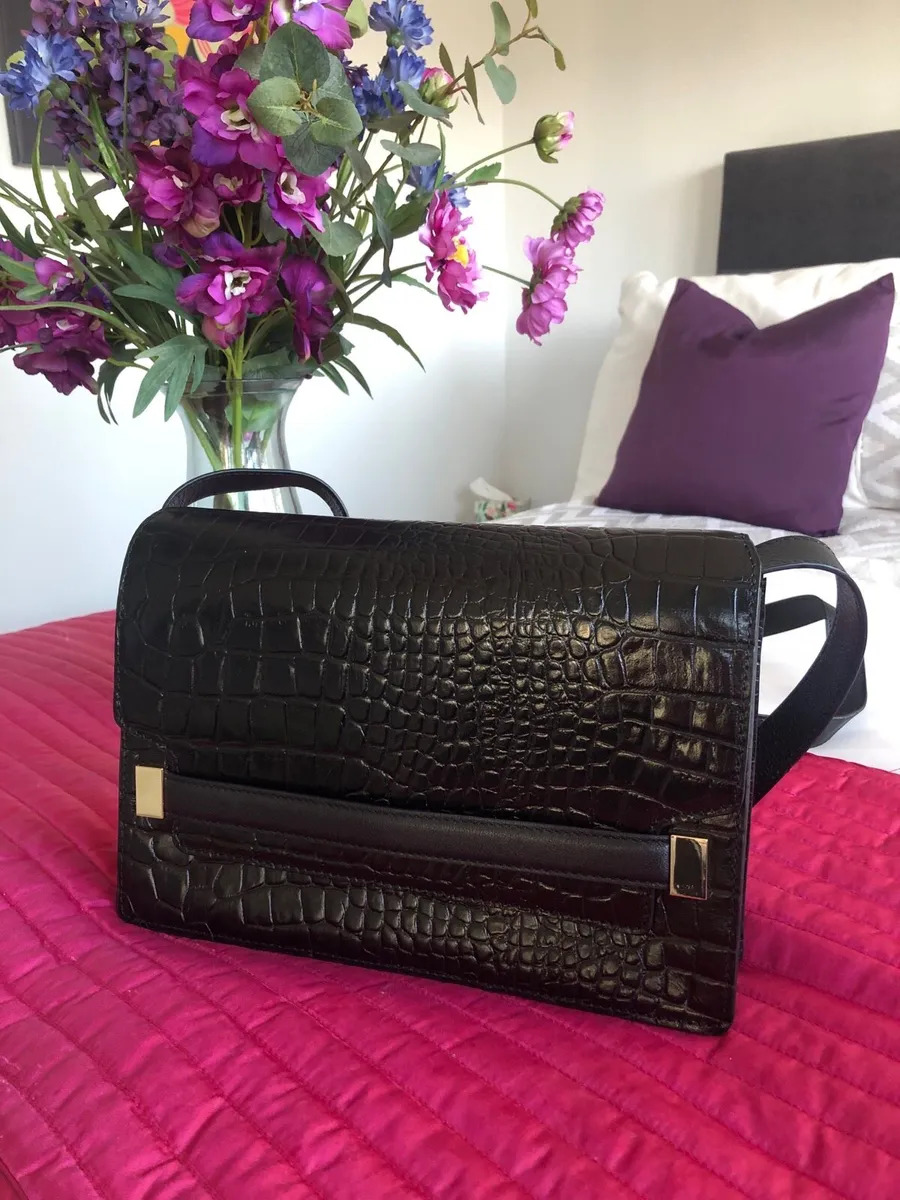 Handbag in black leather (M&S) Brand New! - Image 2