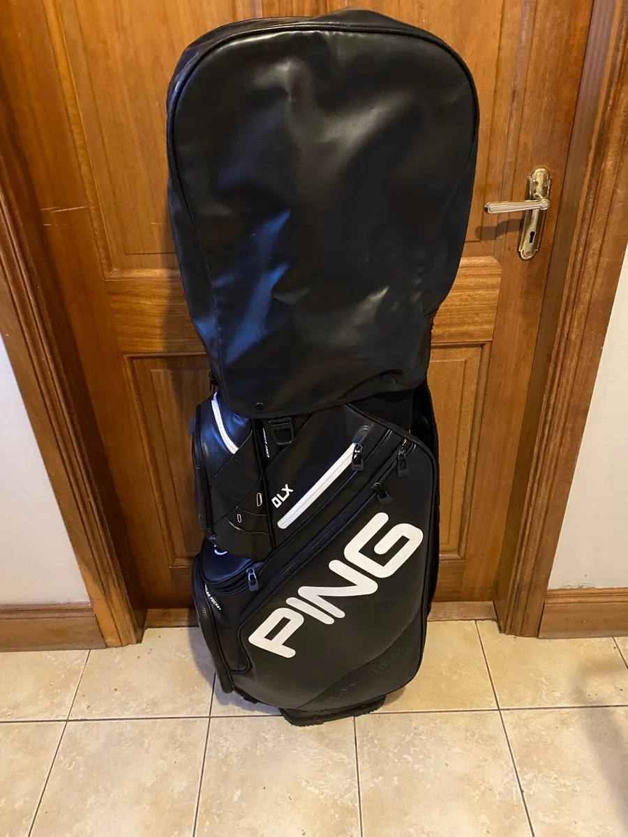Ping DLX Leather Cart Bag 14way divider waterproof - Image 1