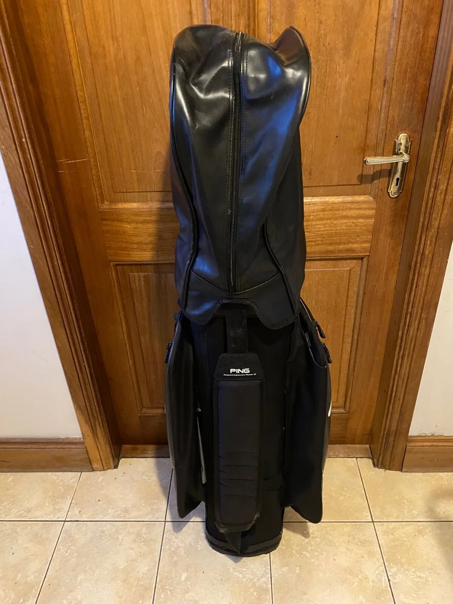 Ping DLX Leather Cart Bag 14way divider waterproof - Image 4