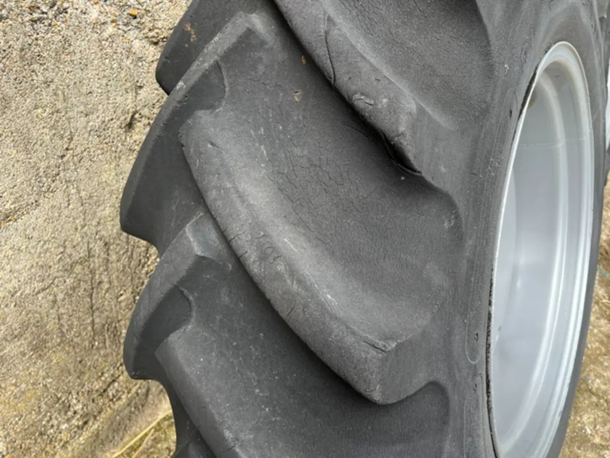 Pair MF Wheels 14.9 x 28 suit MF 165 or 50B etc - Image 2