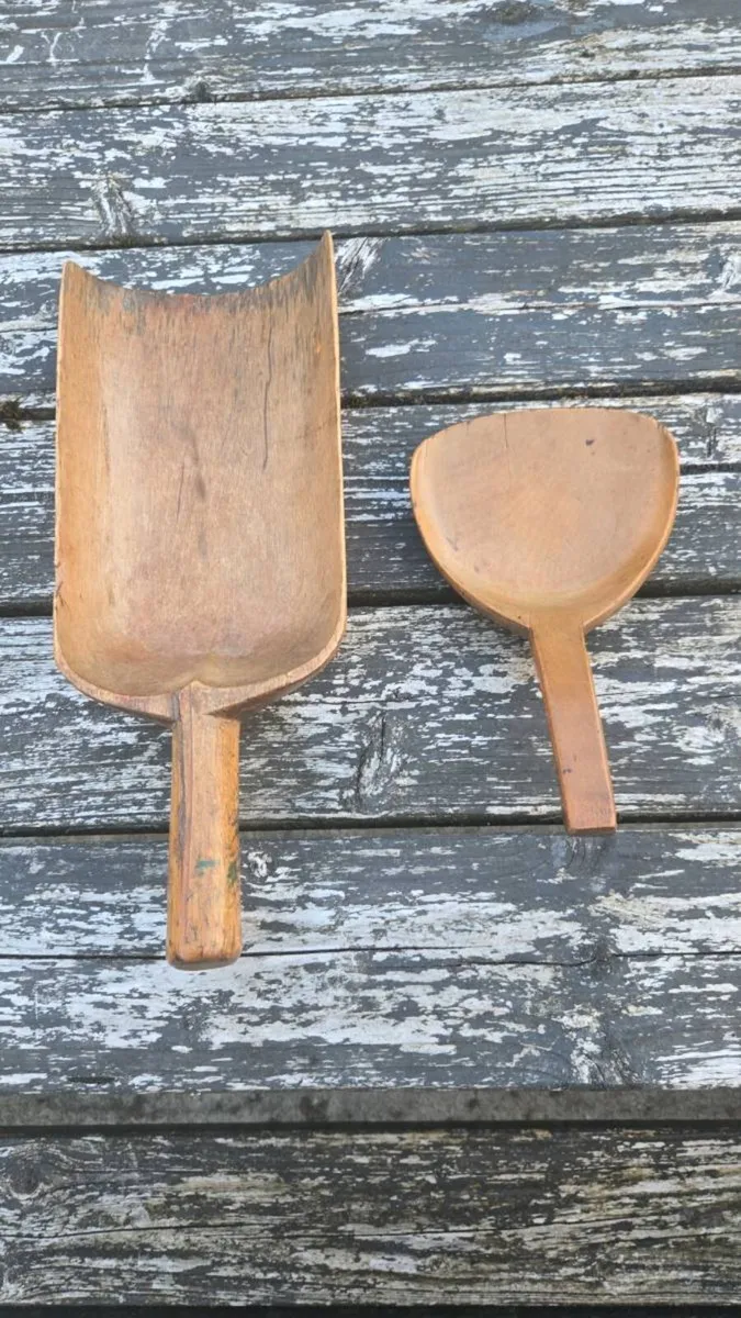 1820's Sycamore butter spoon - Image 4