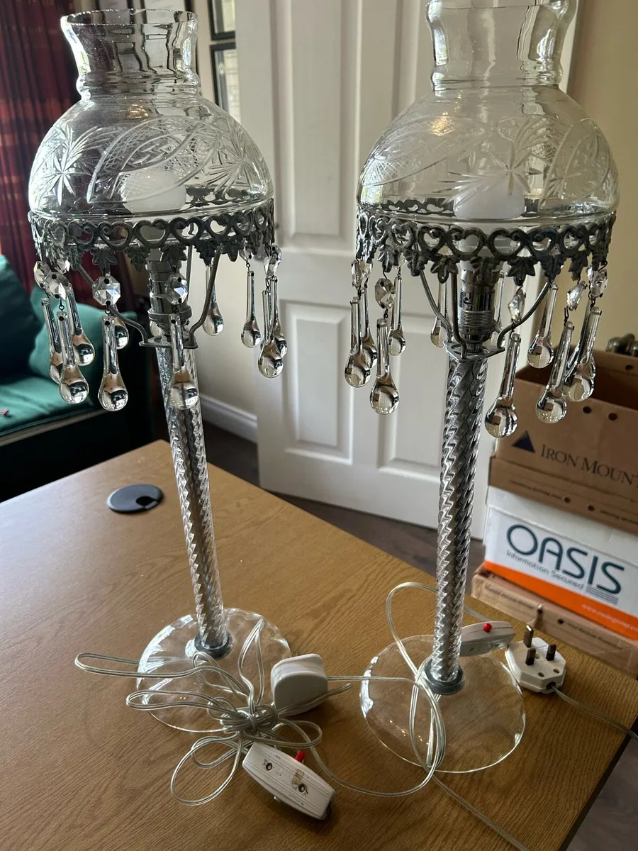 Glass table lamps - Image 1