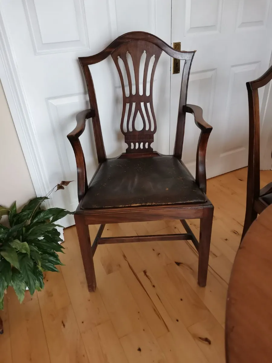 Dining Table & Chairs - Antique - Image 3