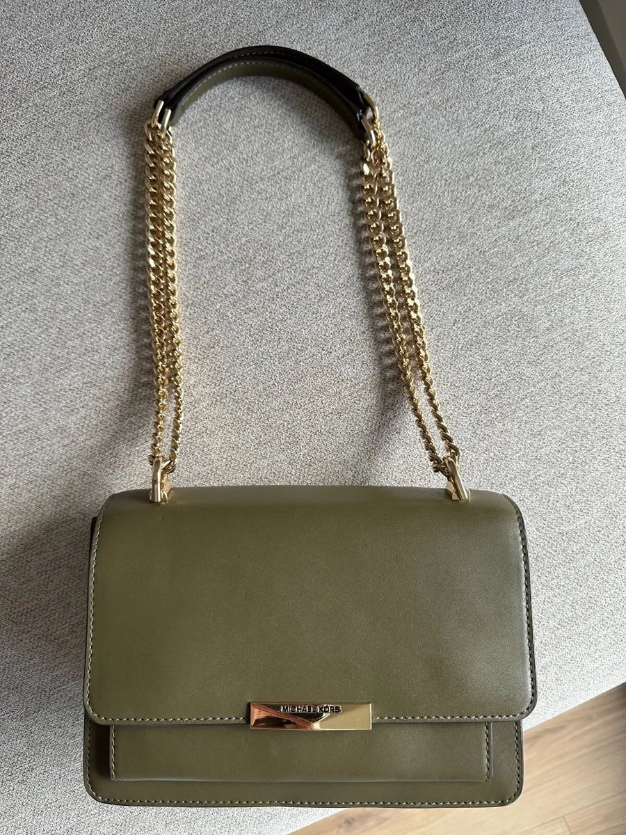 Genuine Michael Kors Mott Leather Bag — Olive - Image 4