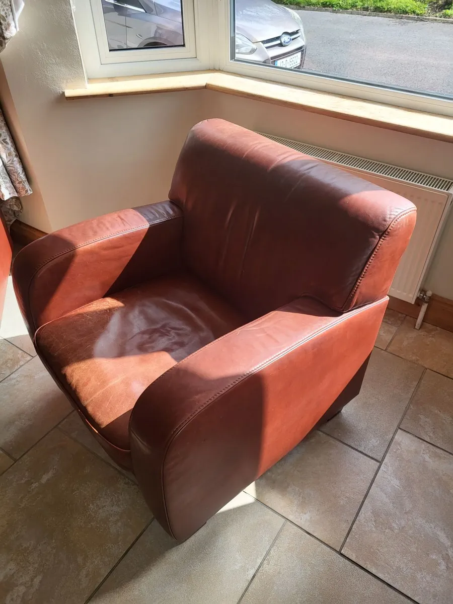 Leather Club Chair (Small Armchair) - Image 4