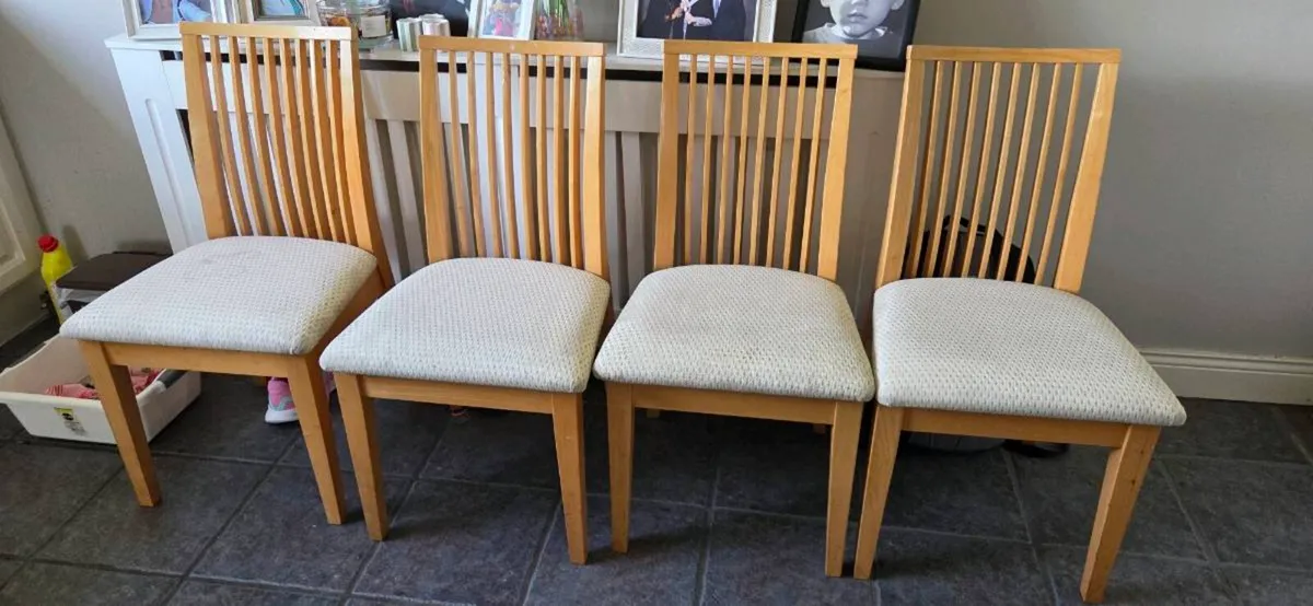 Table and Four Chairs - Image 1