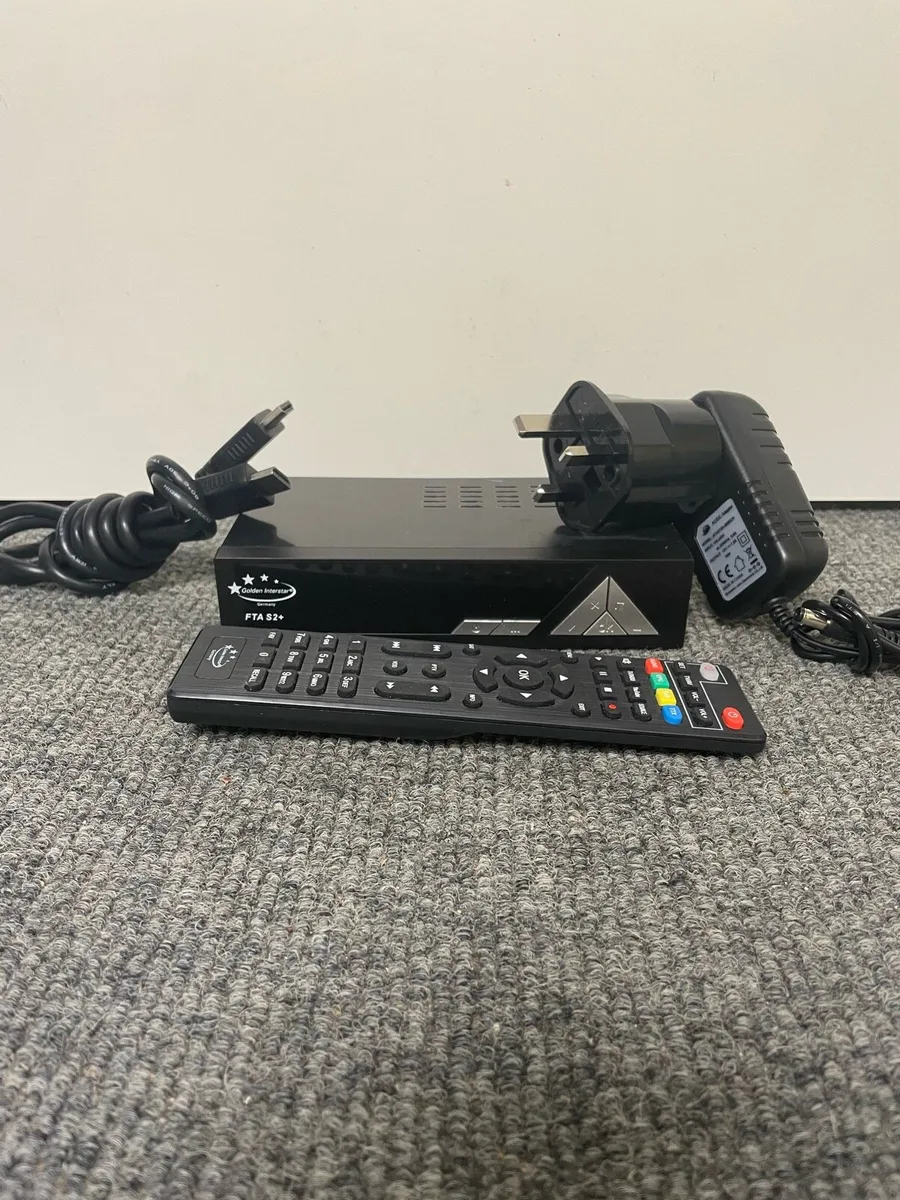 Golden Interstar FTA S2+ Satellite Box - Image 1