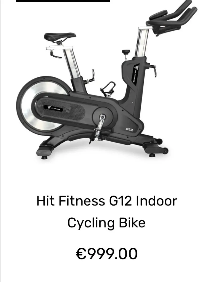G12 HIT FITNESS LARGE EXERCISE BIKE - Image 1