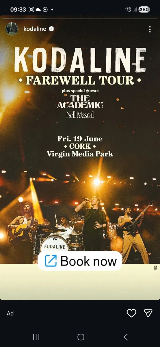 Kodaline tickets