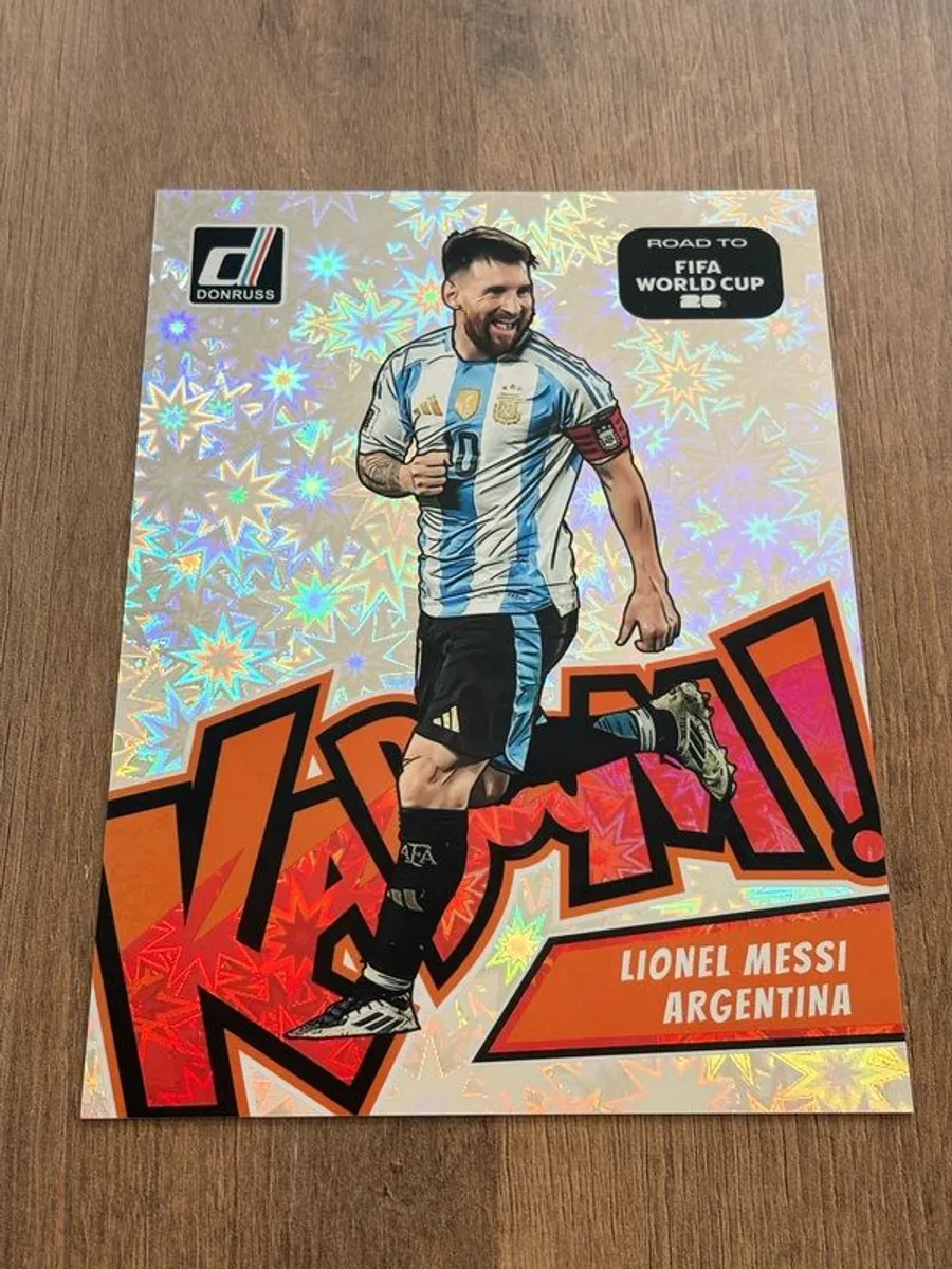 2025 Lionel Messi KABOOM Oversized Jumbo Road To World Cup Argentina - Image 1