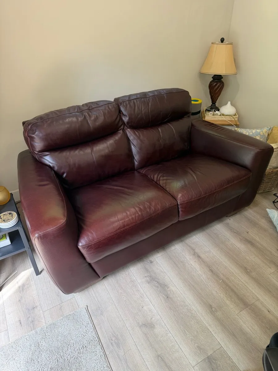 Leather Sofa - Image 2