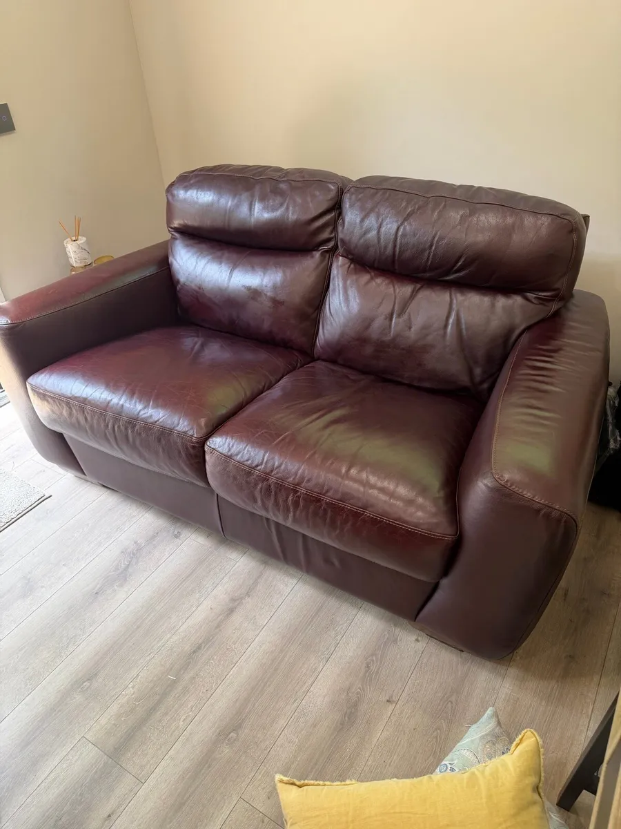 Leather Sofa - Image 1