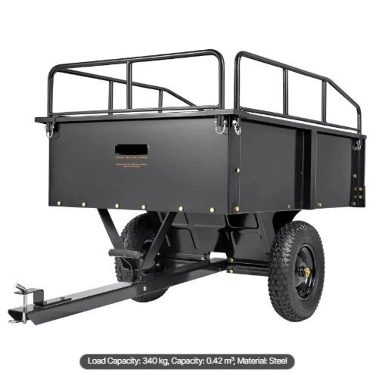 Heavy Duty ATV Trailer Steel Dump Cart - Image 3
