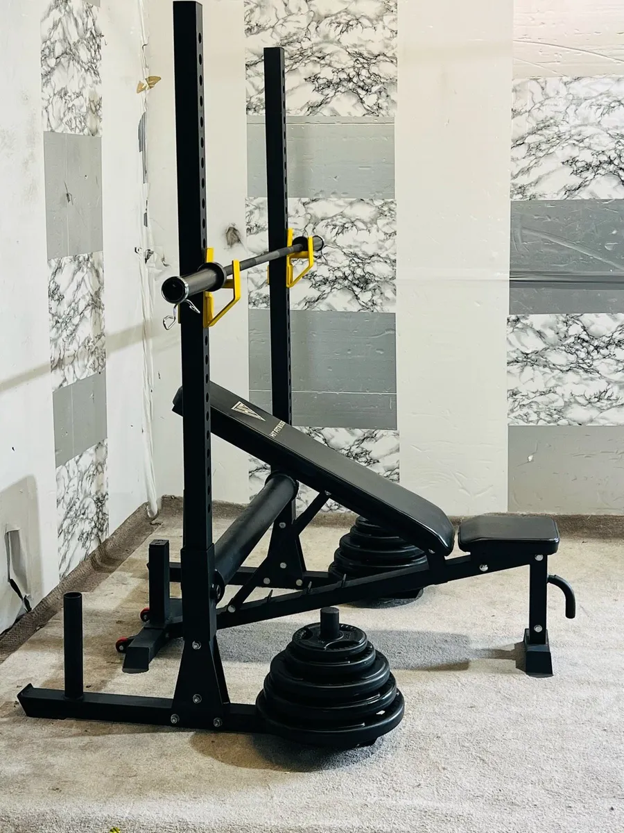HAVEY DUTY RACK OLYMPIC WEIGHTS BENCH - Image 2