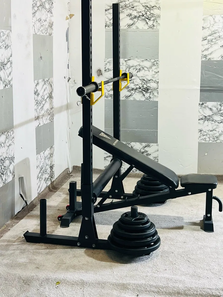 HAVEY DUTY RACK OLYMPIC WEIGHTS BENCH - Image 3