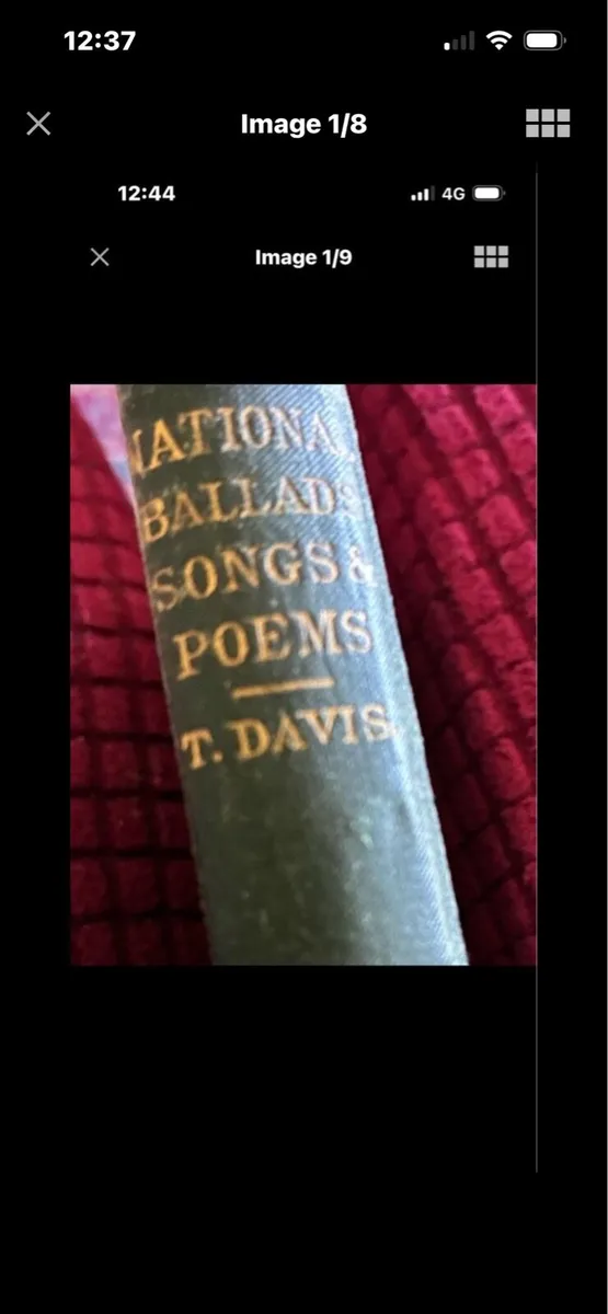 National Ballads/ Sings & Poems- Thomas Davis - Image 1