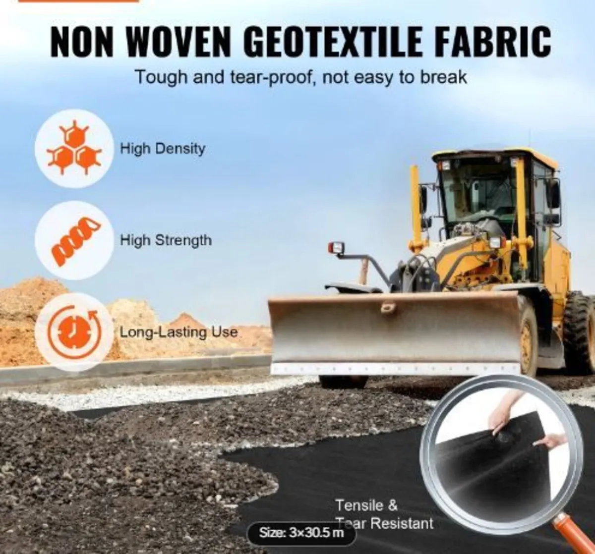 Non Woven Geotextile Fabric Under Gravel - Image 3