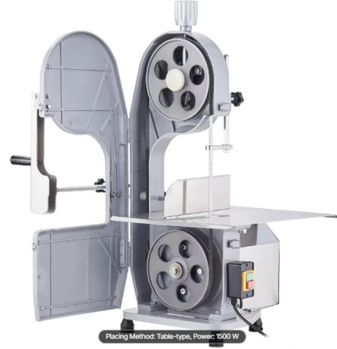 1500W Commercial Electric Meat Bandsaw Stainless - Image 4